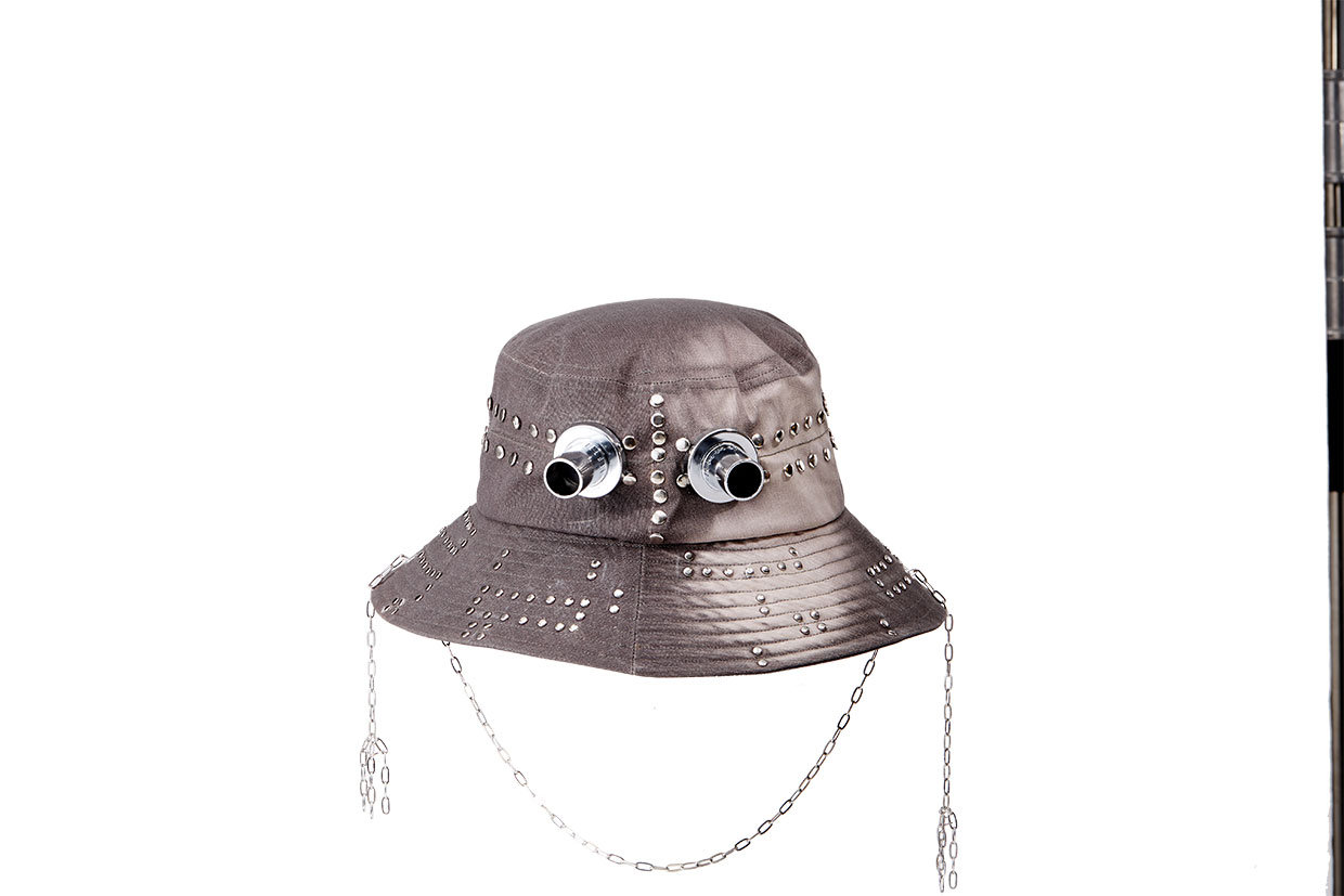 莱佛士时装营销学生作品-蒸汽朋克风格帽子设计作品